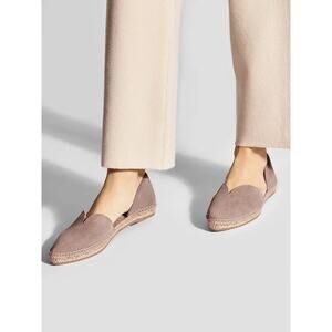 Manebi 39 beige suede espedrille shoes sz 8 SH350